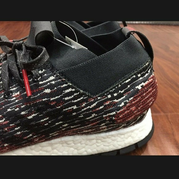 Adidas Pureboost Rebel Running Shoes Size (6) # F35781 Black Red .. - Picture 4 of 6